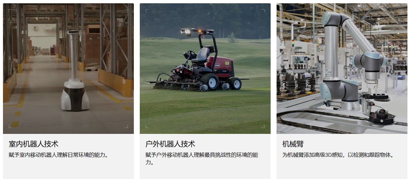 ZED X系列農業、工業多場景適配 ZED X系列農業、工業多場景適配