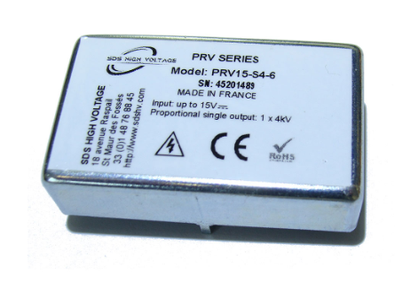 PRV15-S4-6高壓DC/DC轉換器模塊SDS High Voltage PRV15-S4-6高壓DC/DC轉換器模塊SDS High Voltage