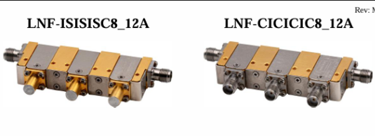 LNF-ISISISC8_12A,LNF-CICIC8_12A 8-12GHz低溫三結隔離器/環行器